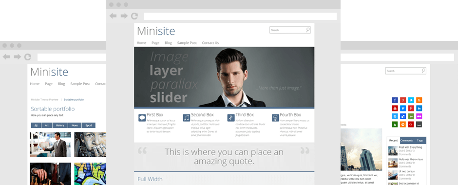 Minisite-Screenshot