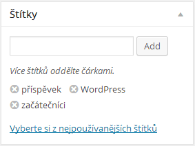 Štítky