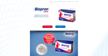 biopron.cz - produktová microsite