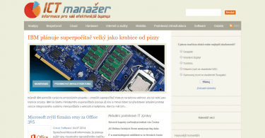ICT manažer - internetový magazín