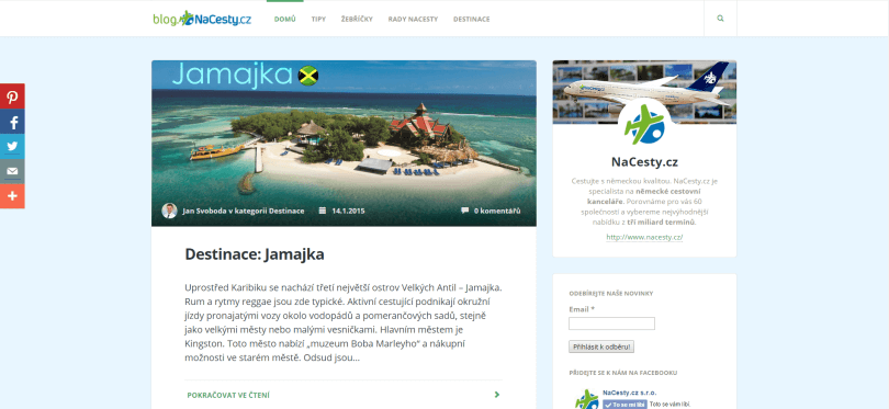 NaCesty - firemní blog