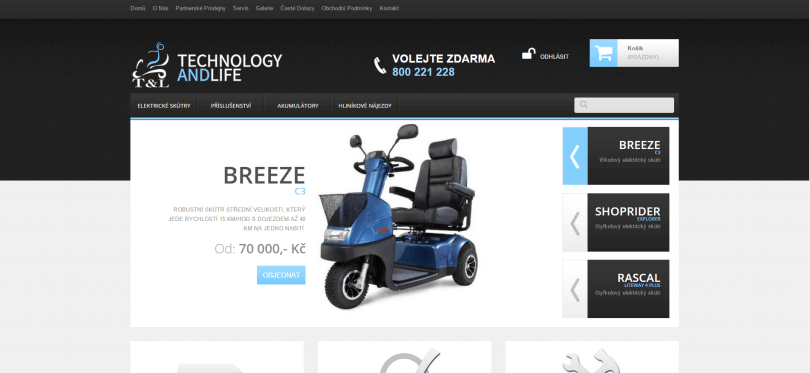 Vozíky pro život - internetový obchod