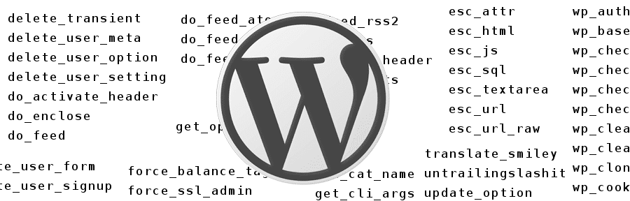 WordPress funkce