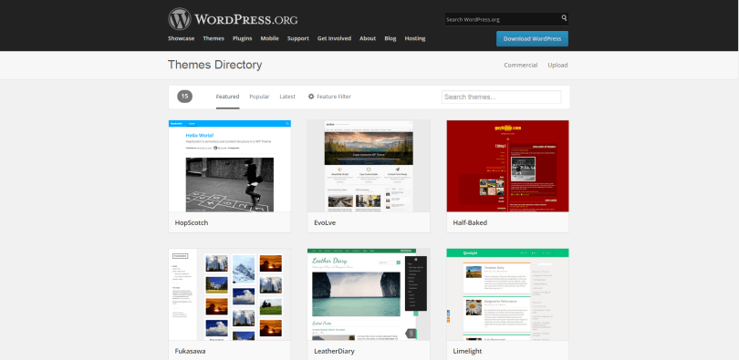 WordPress šablony nový design