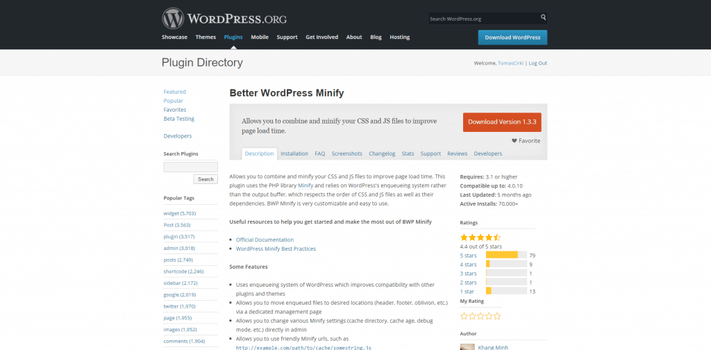 Better WordPress Minify