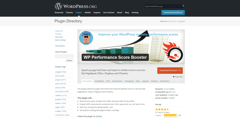 WP Performance Score Booster