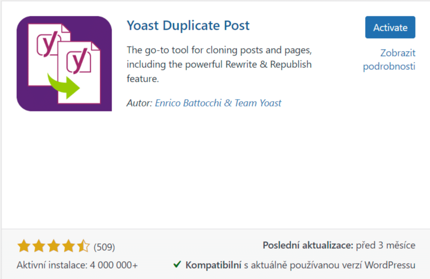 Yoast Duplicate Post