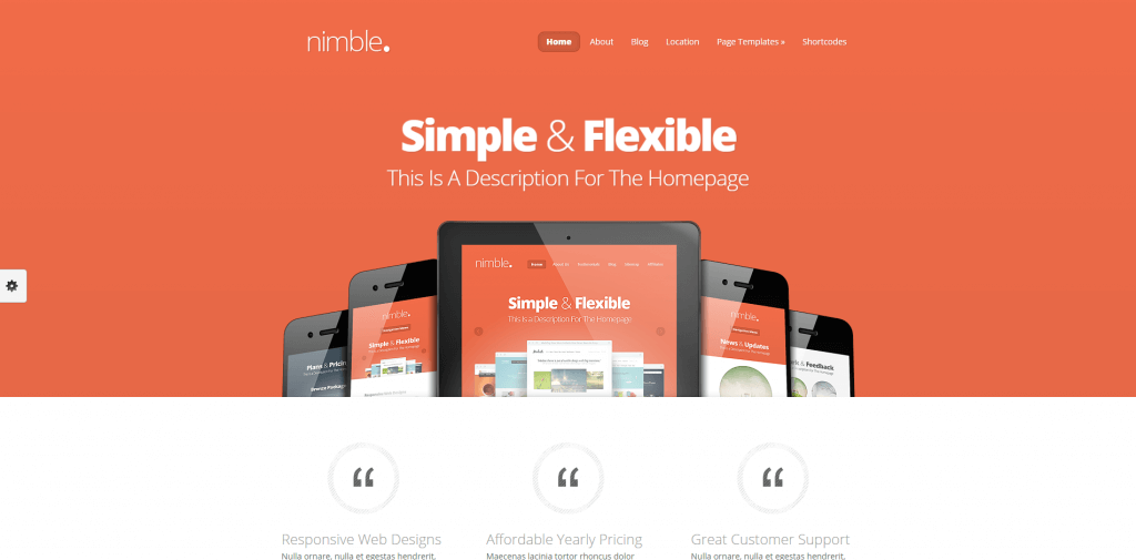 Nimble Theme Just another WordPress site