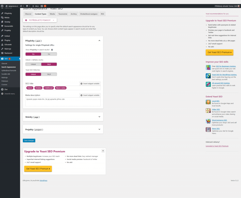 Search Appearance - Yoast SEO