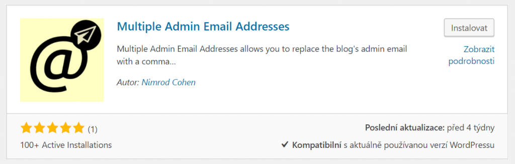 Multiple Admin Email Addresses