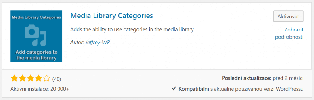 Media Library Categories