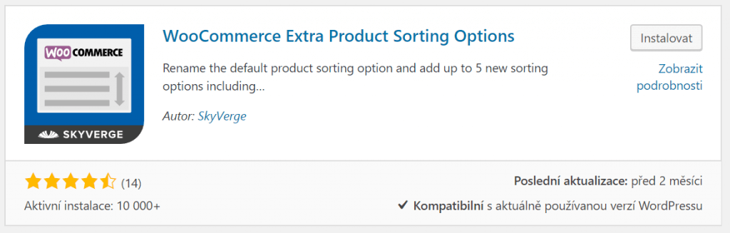 WooCommerce Extra Product Sorting Options