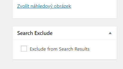 Box Search Exclude