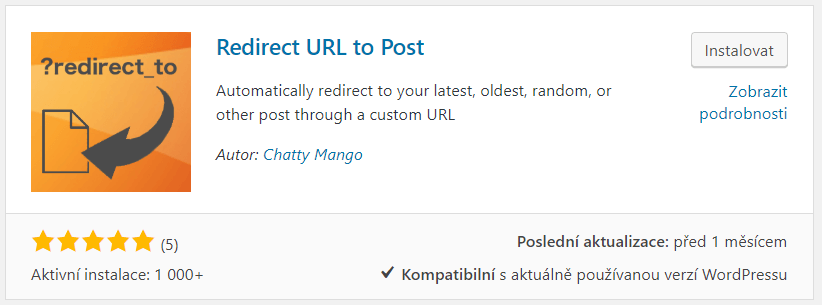 Redirect URL to Post