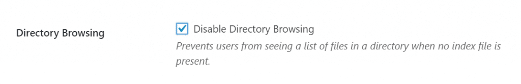 Directory Browsing