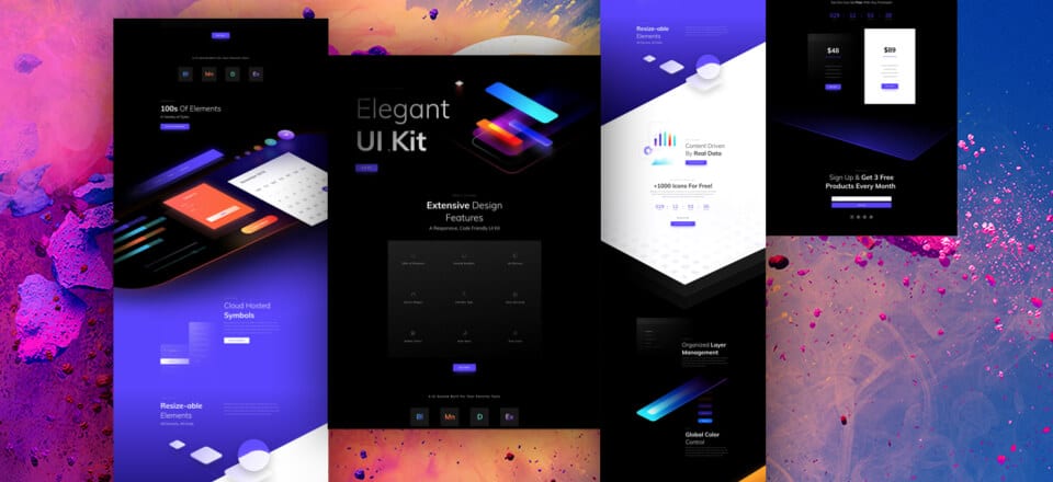 UI Kit Landing Page