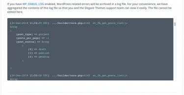 Debug Log