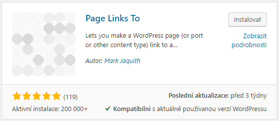 Plugin Page Links To