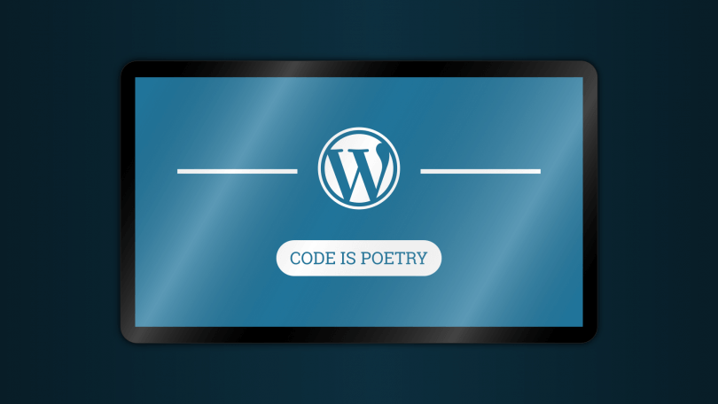 WordPress code is poetry