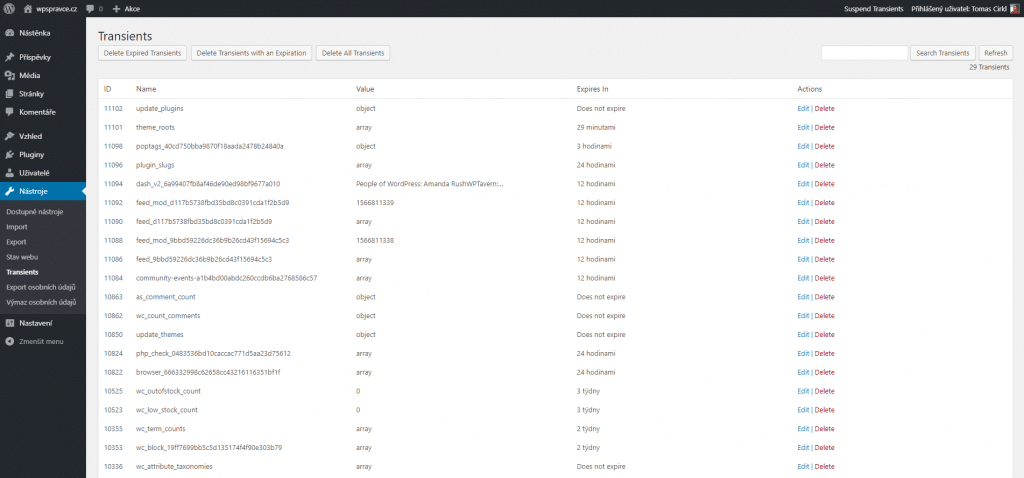 Transients ve WordPress