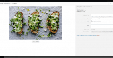 Mediální soubor ve WordPress