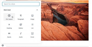 Divi Layout blok