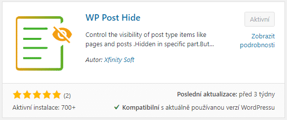 WP Post Hide