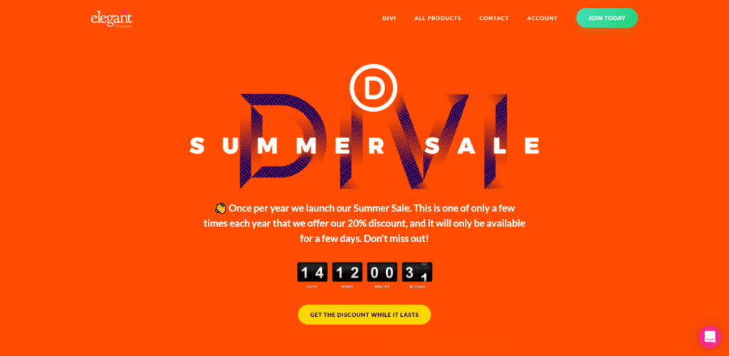 Divi Summer Sale