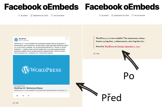 Facebook embed ve WordPress