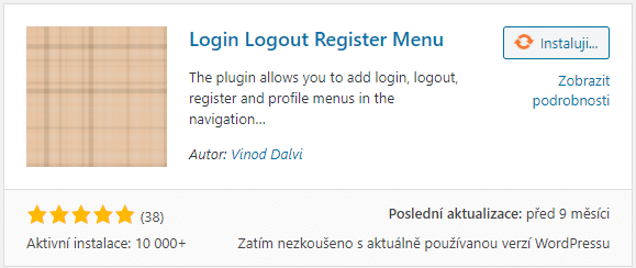 Login Logout Register Menu