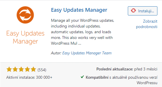 Easy Updates Manager plugin