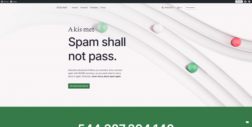 Akismet web