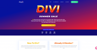 Divi Summer Sale 2021