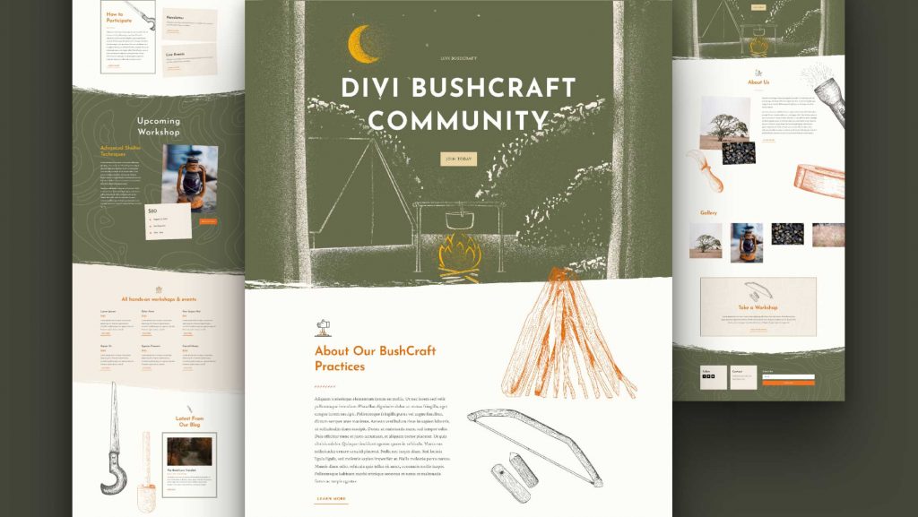 Bushcraft layout pack featured image