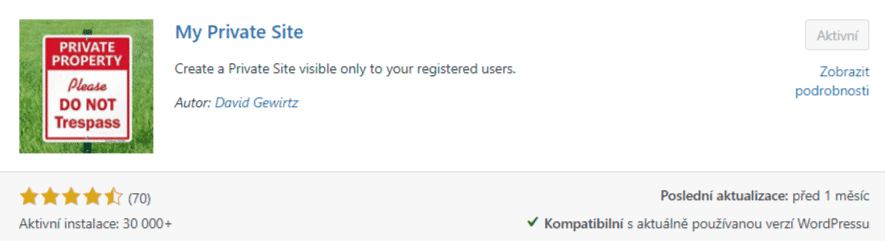 Plugin My Private Site