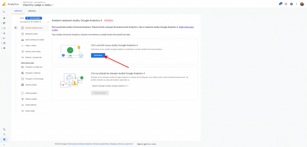 GA4 Začínáme