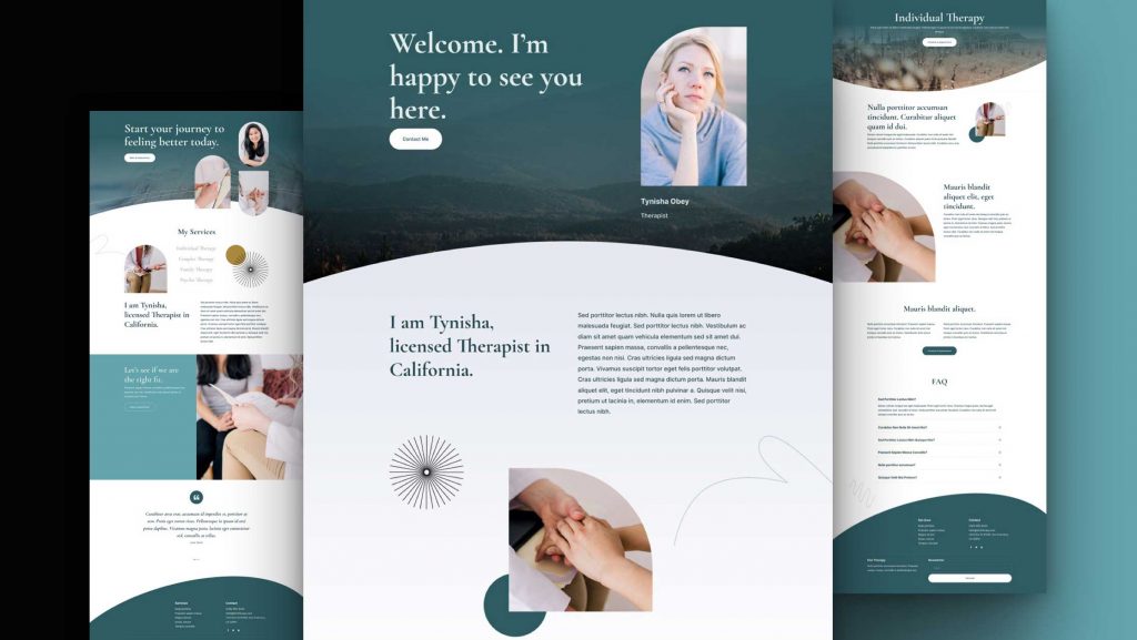 Divi Therapy Layout