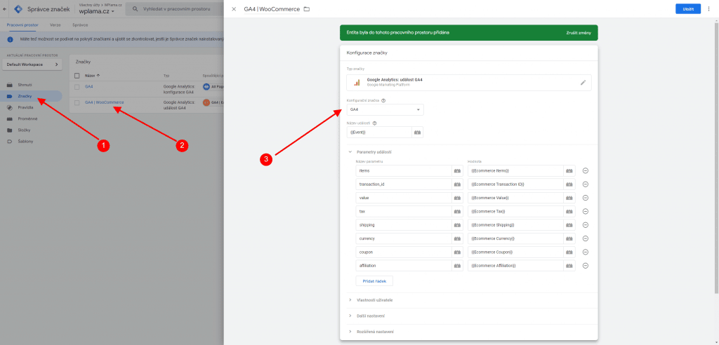 Google Tag Manager a WooCommerce a Google Analytics