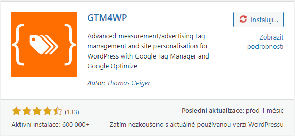 Plugin GTM4WP