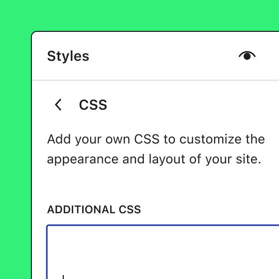 Vlastní CSS