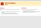 Chyba 403 Forbidden