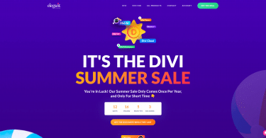 Elegant Themes Summer Sale 2023