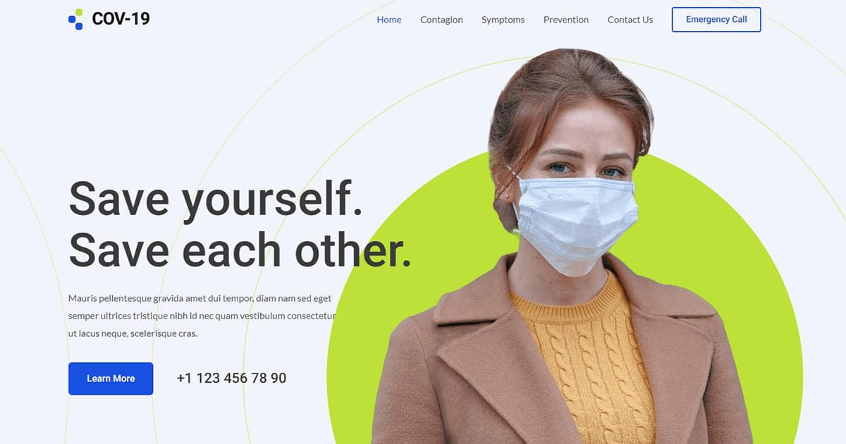Náhled designu Covid 19 Prevention