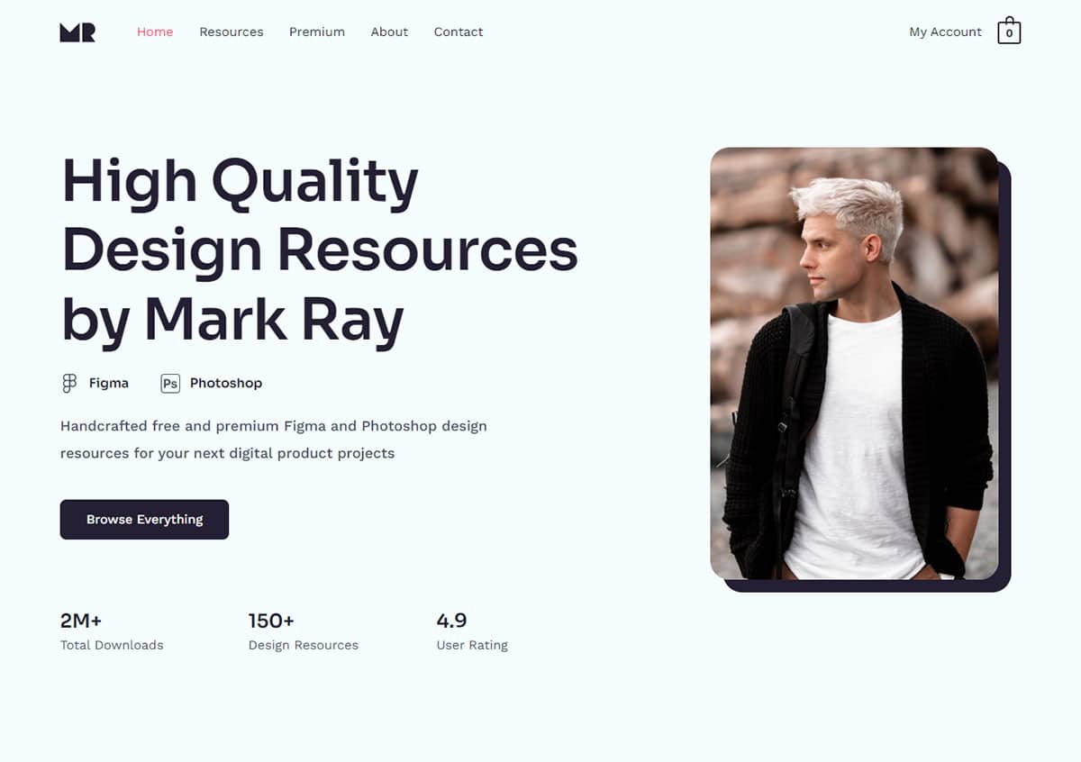 Náhled designu Digital Product Store