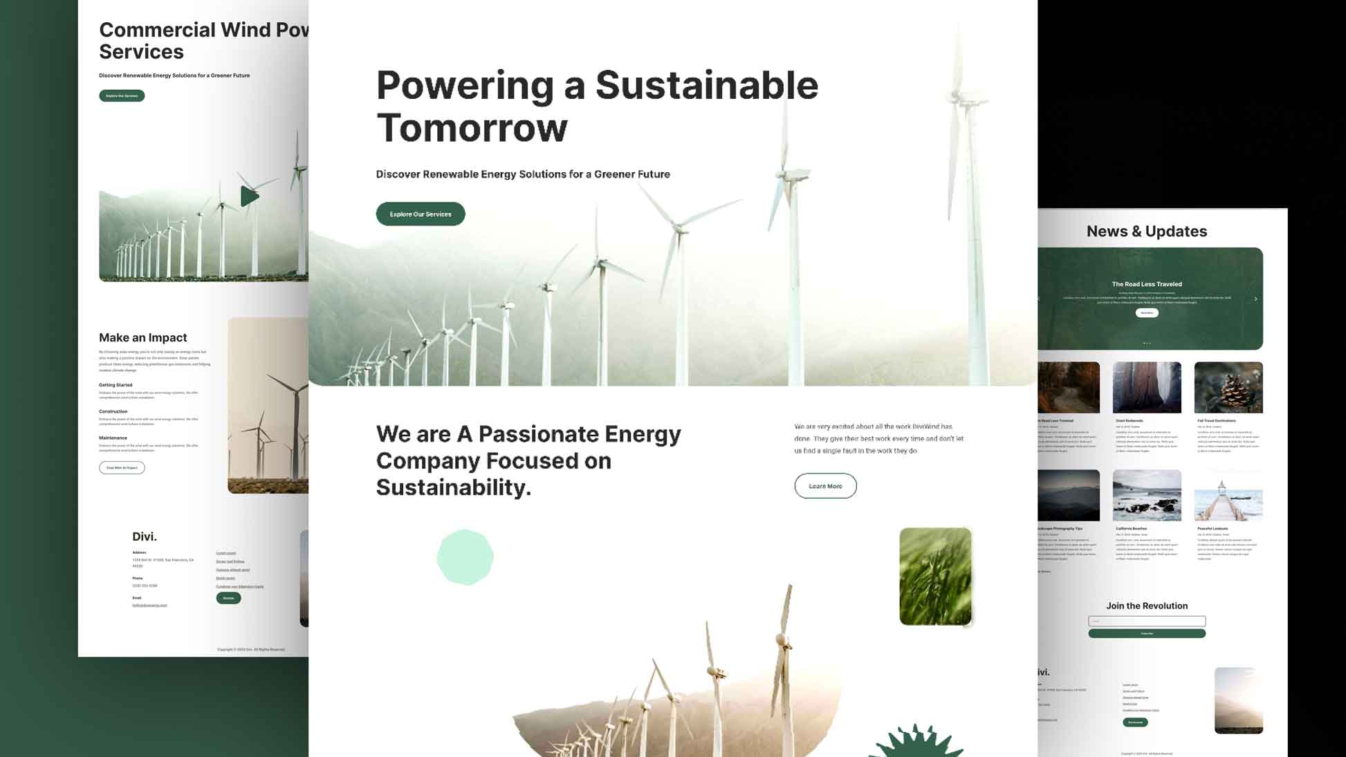 Náhled designu Sustainable Energy