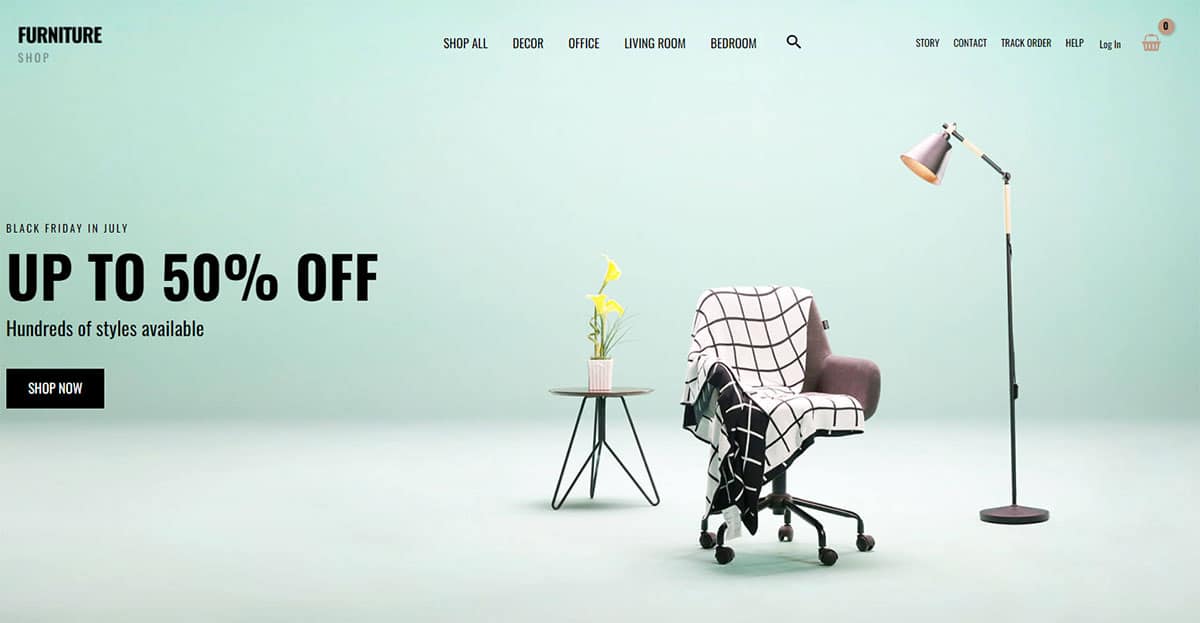 Náhled designu Furniture Shop
