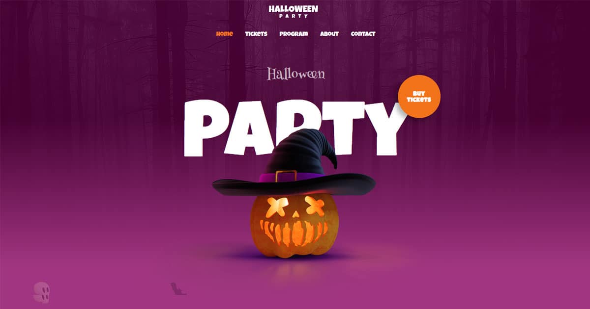 Náhled designu Halloween Party