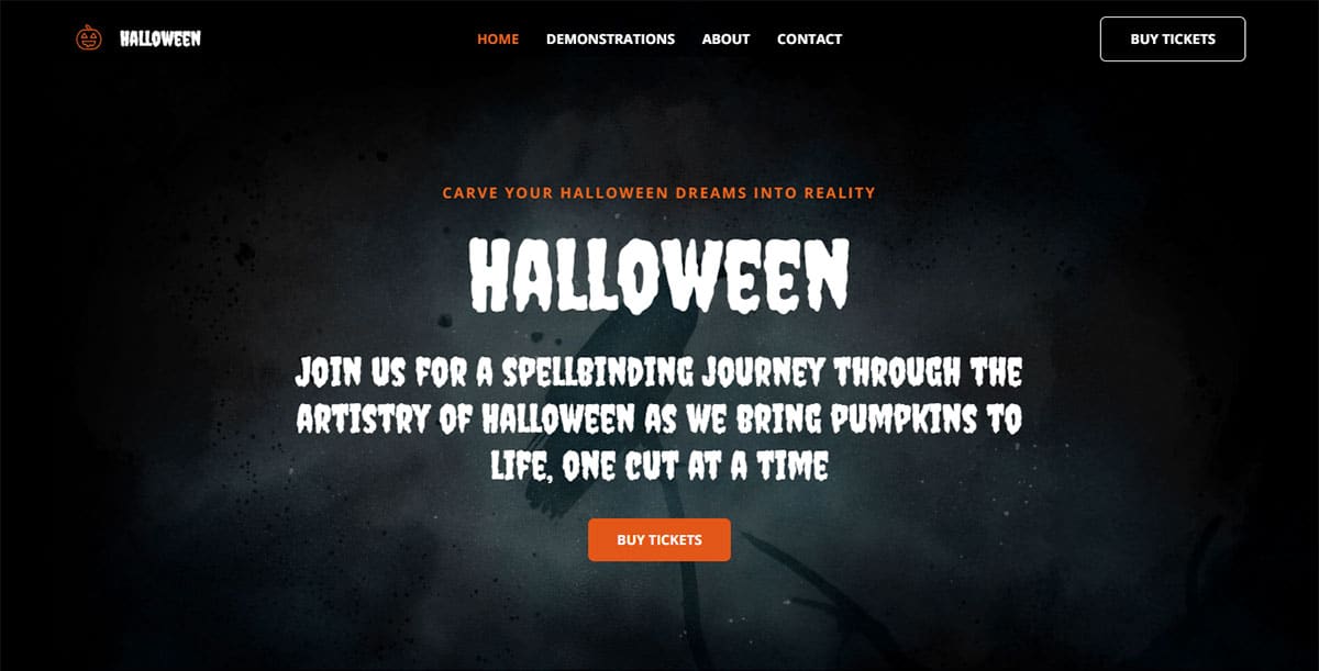 Náhled designu Halloween