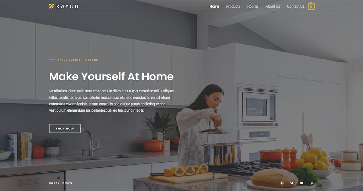 Náhled designu Online Furniture Store