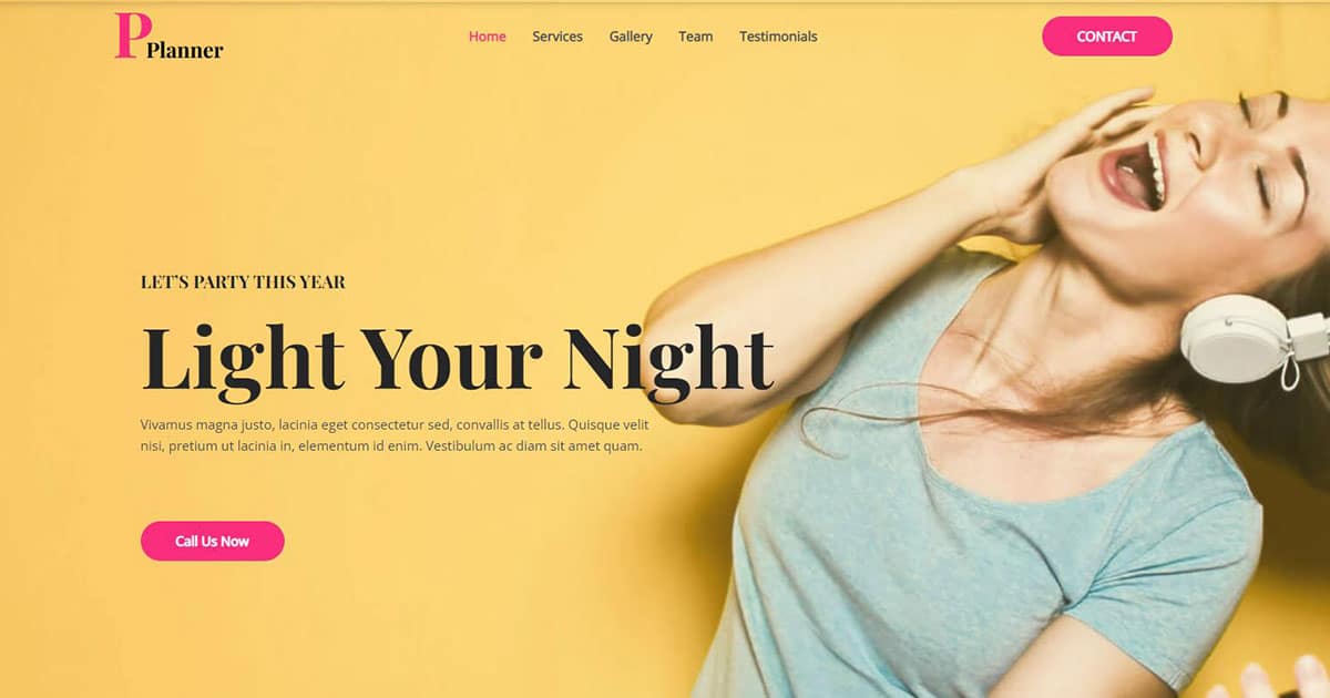 Náhled designu Party Planner